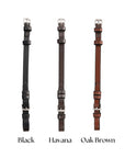 ExionPro Bridle Cheek Pieces With Buckle Fastening - Matching Stitching
