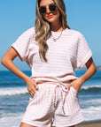 Milana Stripe Knitted Set