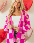 Brynlee Checkered Cardigan