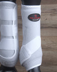 Large Hilason Horse Medicine Sports Boots Front Leg White