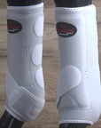 Large Hilason Horse Medicine Sports Boots Front Leg White