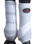 Large Hilason Horse Medicine Sports Boots Front Leg White