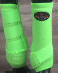 Large Hilason Horse Medicine Sports Boots Rear Hind Leg