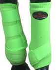 Large Hilason Horse Medicine Sports Boots Rear Hind Leg