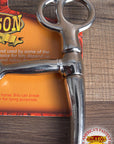 4-1/2" Hilason Malleable Iron Nickel Plated Colt Breaking Horse Mouth Bit