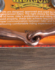 4-3/4" Hilason Malleable Iron Horse Copper Snaffle Breaking Mouth Bit