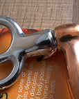 4-3/4" Hilason Malleable Iron Horse Copper Snaffle Breaking Mouth Bit