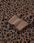 Annie Ribbed Trim Leopard Top