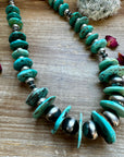 28 inch - NFR collection - sterling silver and turquoise