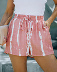 Murphy Tie Dye Drawstring Casual Shorts