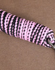 Hilason Horse Riding Poly Roping Lead Rope Burgundy 1/4"X8 Ft Snaps