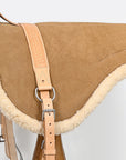 Hilason Natural Horsemanship Leather Bareback Western Treeless Saddle Pad