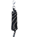 Horse Roping Lead Rope Riding Poly Blue Black White 1/4"X8 Ft Snaps