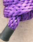 Horse Roping Lead Rope Riding Poly Blue Black White 1/4"X8 Ft Snaps