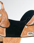 Hilason Western Horse Treeless Trail Barrel Saddle American Leather