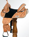 Hilason Western Horse Treeless Trail Barrel Saddle American Leather