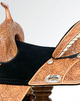 Hilason Western Horse Treeless Trail Barrel Saddle American Leather