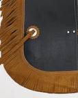 Hilason Pro Rodeo Bull Riding Chaps Leather Kids Junior Youth