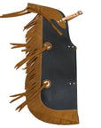 Hilason Pro Rodeo Bull Riding Chaps Leather Kids Junior Youth