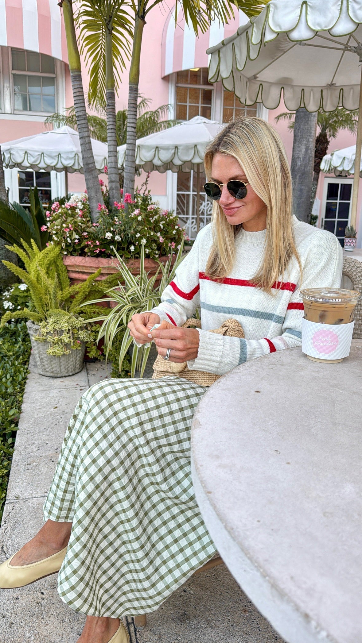 MASON'S DAUGHTER | Danielle Sweater, White Multi Striped Knit