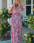 Mara V Neck Floral Dress