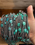 15-Inch Turquoise Necklace with 4mm & 5mm Beads