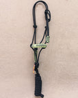 HILASON Western Horse Poly Rope Tied Adjustable Halter 8 Ft Lead Rope