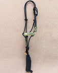 HILASON Western Horse Poly Rope Tied Adjustable Halter 8 Ft Lead Rope
