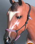 HILASON Western Horse Poly Rope Tied Adjustable Halter 8 Ft Lead Rope