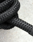 Horse Roping Lead Rope Riding Poly Blue Black White 1/4"X8 Ft Snaps