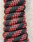 Horse Roping Lead Rope Riding Poly Blue Black White 1/4"X8 Ft Snaps