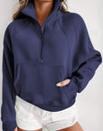 Fleece Lined Zip-Up Sweatshirt