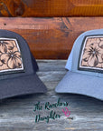 Primrose Leather Patch Trucker Cap