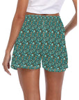 Women's All Turquoise Beach Board Shorts