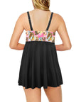 Vintage Cowgirl Swim Dress & Shorts Set