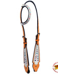 HILASON Western Horse One Ear Headstall Tack Bridle American Leather | Headstall for Horses Western | Horse Headstall | Western Headstalls for Horses | Headstalls for Horses | Western Headstall
