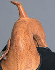 Hilason Treeless Western Trail Barrel American Leather Horse Saddle Tan
