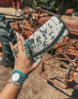 The Elva (Brown Leather) Wallet a Haute Southern Hyde by Beth Marie Exclusive