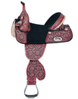 Child Treeless Horse Saddle Western American Leather Barrel Hilason