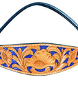 Hilason Western Horse Headstall Bridle American Leather Tan Floral Carved