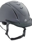 Ovation Ventilated Deluxe Schooler Helmet Dark Grey