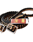 1" X 8Ft Hilason Braided Poly Barrel Horse Racing Reins Flat Grip Knots