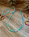 Turquoise Variscite & Pink Conch Choker – Exclusive Bijoux FAB Design