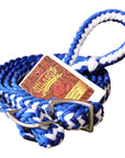 1" X 8Ft Hilason Braided Poly Barrel Horse Racing Reins Flat Grip Knots