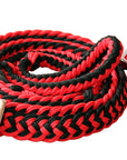 1" X 8Ft Hilason Braided Poly Barrel Horse Racing Reins Flat Grip Knots