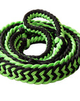1" X 8Ft Hilason Braided Poly Barrel Horse Racing Reins Flat Grip Knots