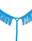 Horse Breast Collar Flat Braided Paracord With Fringes By Hilason