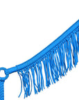 Horse Breast Collar Flat Braided Paracord With Fringes By Hilason