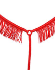 Horse Breast Collar Flat Braided Paracord With Fringes By Hilason