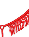 Horse Breast Collar Flat Braided Paracord With Fringes By Hilason